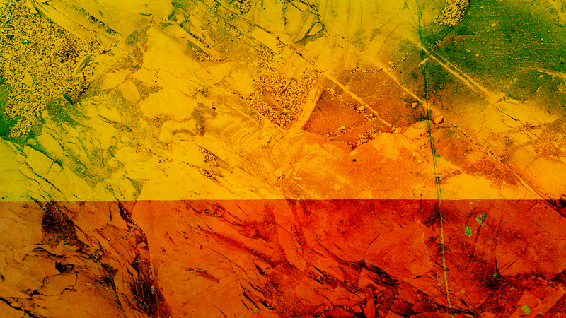 乙烯基地毯温暖色彩层次 - TenStickers