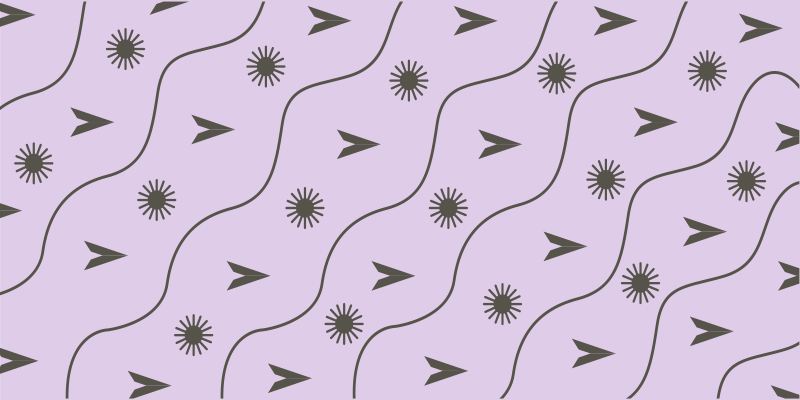 乙烯基地毯波浪图案活力 - TenStickers