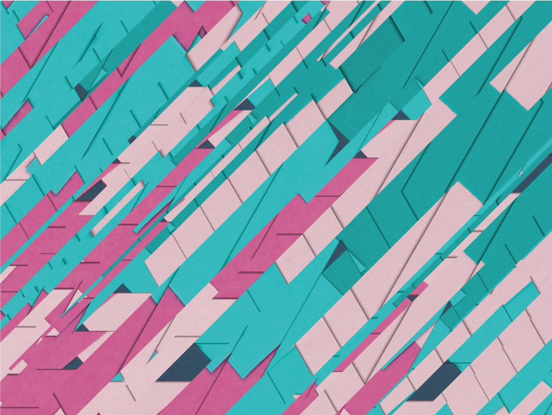 乙烯基地毯几何抽象角度图案 - TenStickers