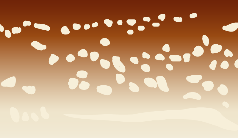 鹿皮动物印花乙烯基地毯 - TenStickers