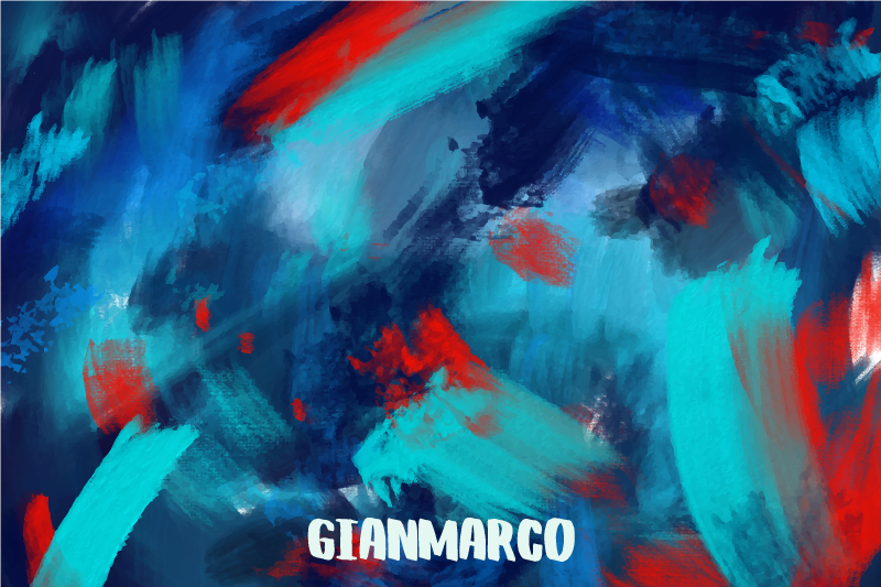 乙烯基地毯名称抽象色彩爆发 - TenStickers