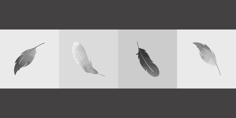 乙烯基地毯动物展现轻羽极简风格 - TenStickers