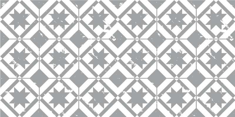 灰色pantone瓷砖瓷砖地毯 - TenStickers