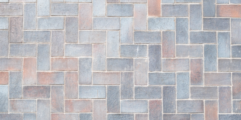 乙烯基地毯浴室石材编织图案 - TenStickers