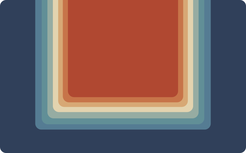 乙烯基地毯展现生动层叠条纹 - TenStickers