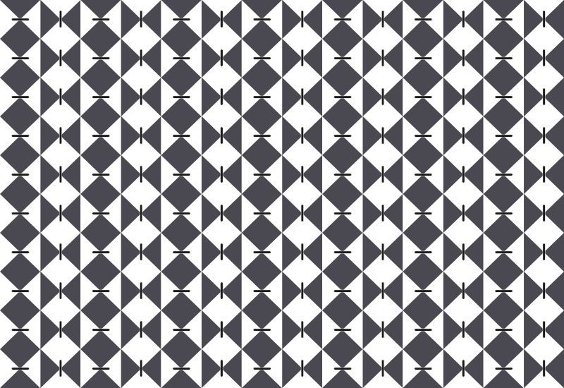 乙烯基地毯几何现代菱形图案 - TenStickers