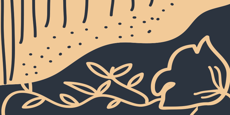 天然乙烯基地毯米色叶子图案 - TenStickers