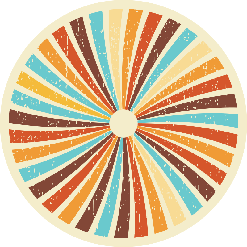 乙烯基复古地毯 复古璀璨图案 - TenStickers