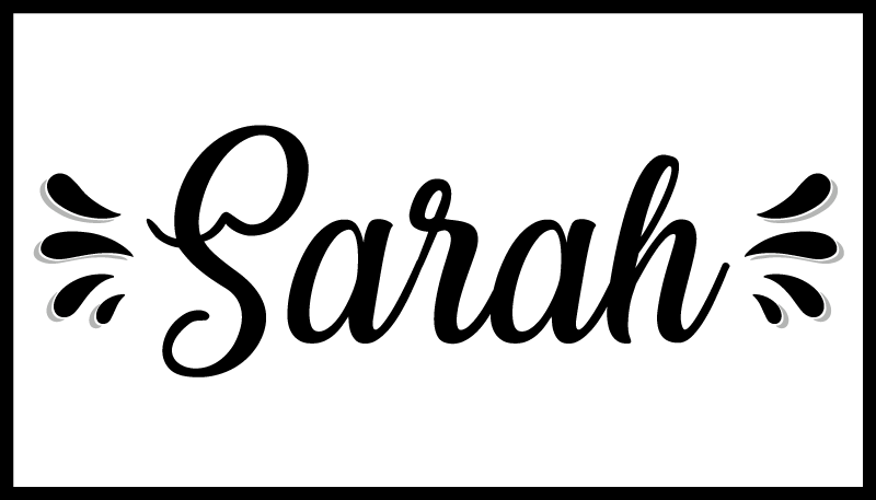 乙烯基地毯客厅黑白系列 - TenStickers