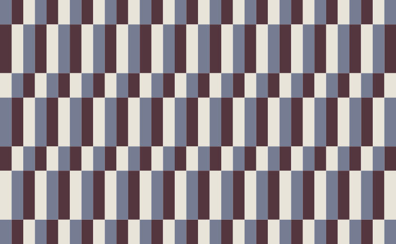 乙烯基地毯条纹色块设计 - TenStickers