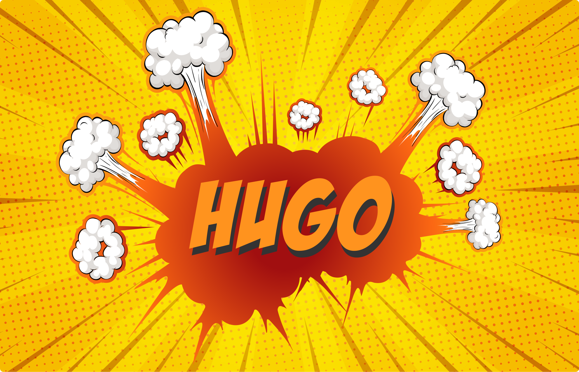 乙烯基地毯名称 漫画爆炸与名称 - TenStickers