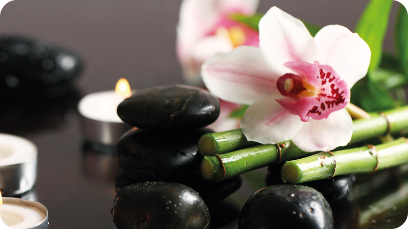 天然乙烯基地毯兰花宁静 - TenStickers