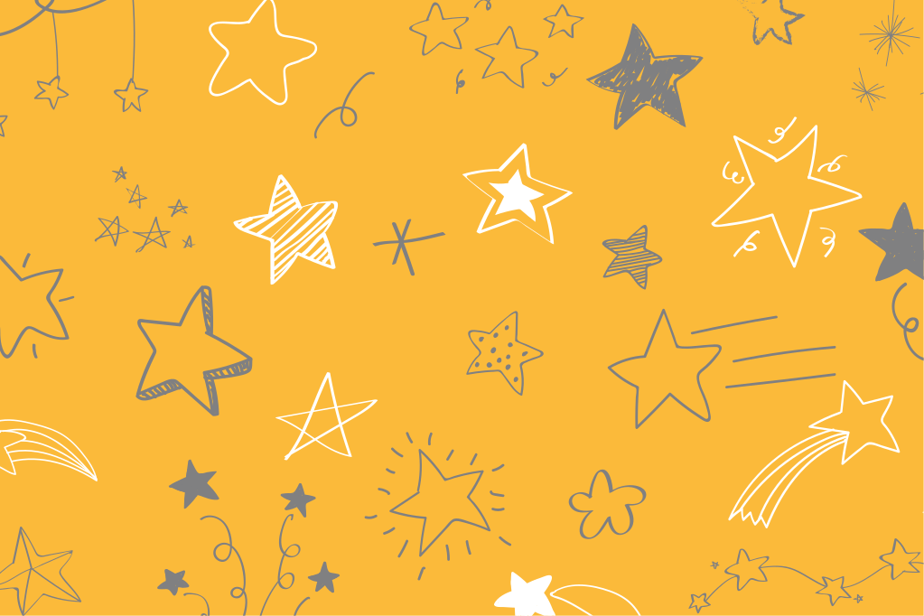 乙烯基地毯星星星夜图案 - TenStickers