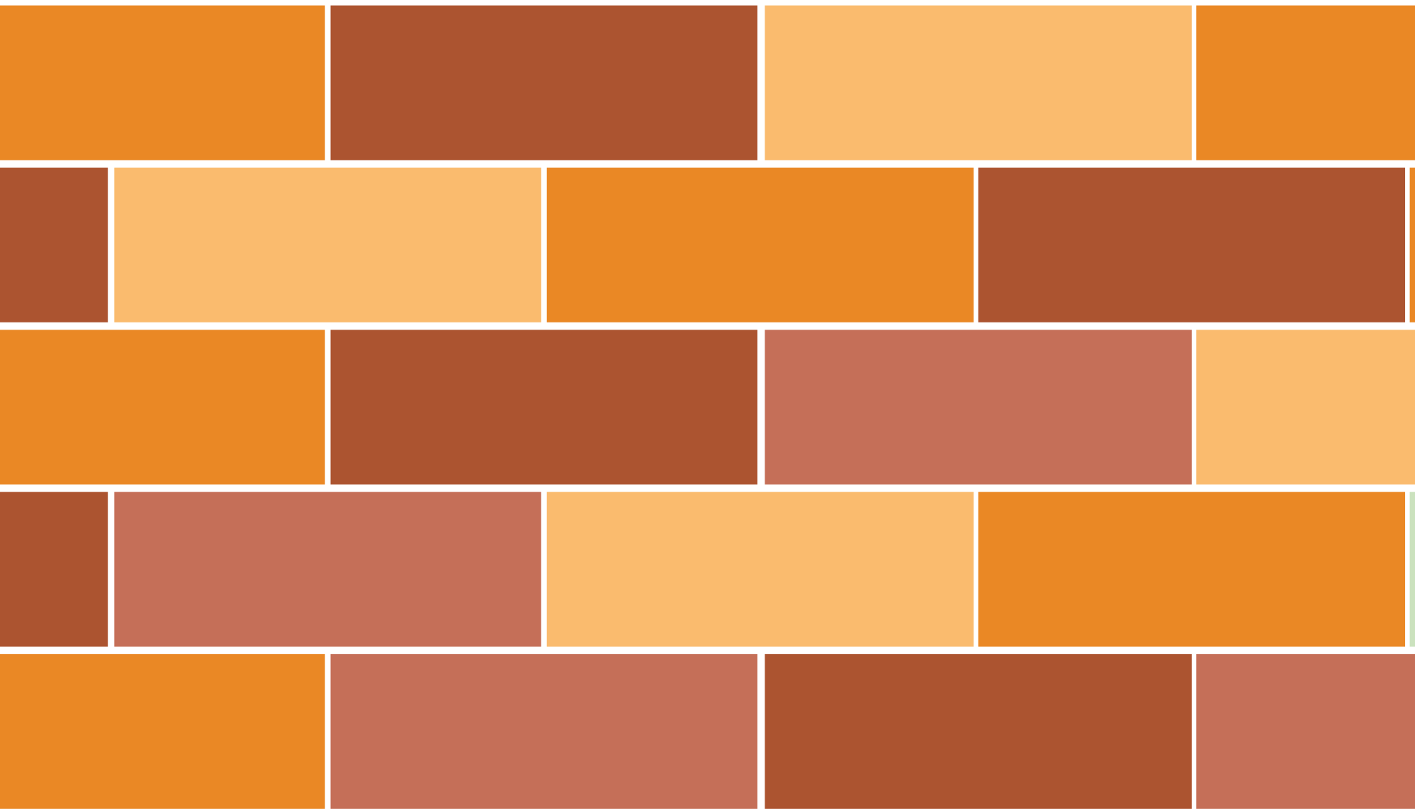 乙烯基地毯浴室彩色砖块布局 - TenStickers