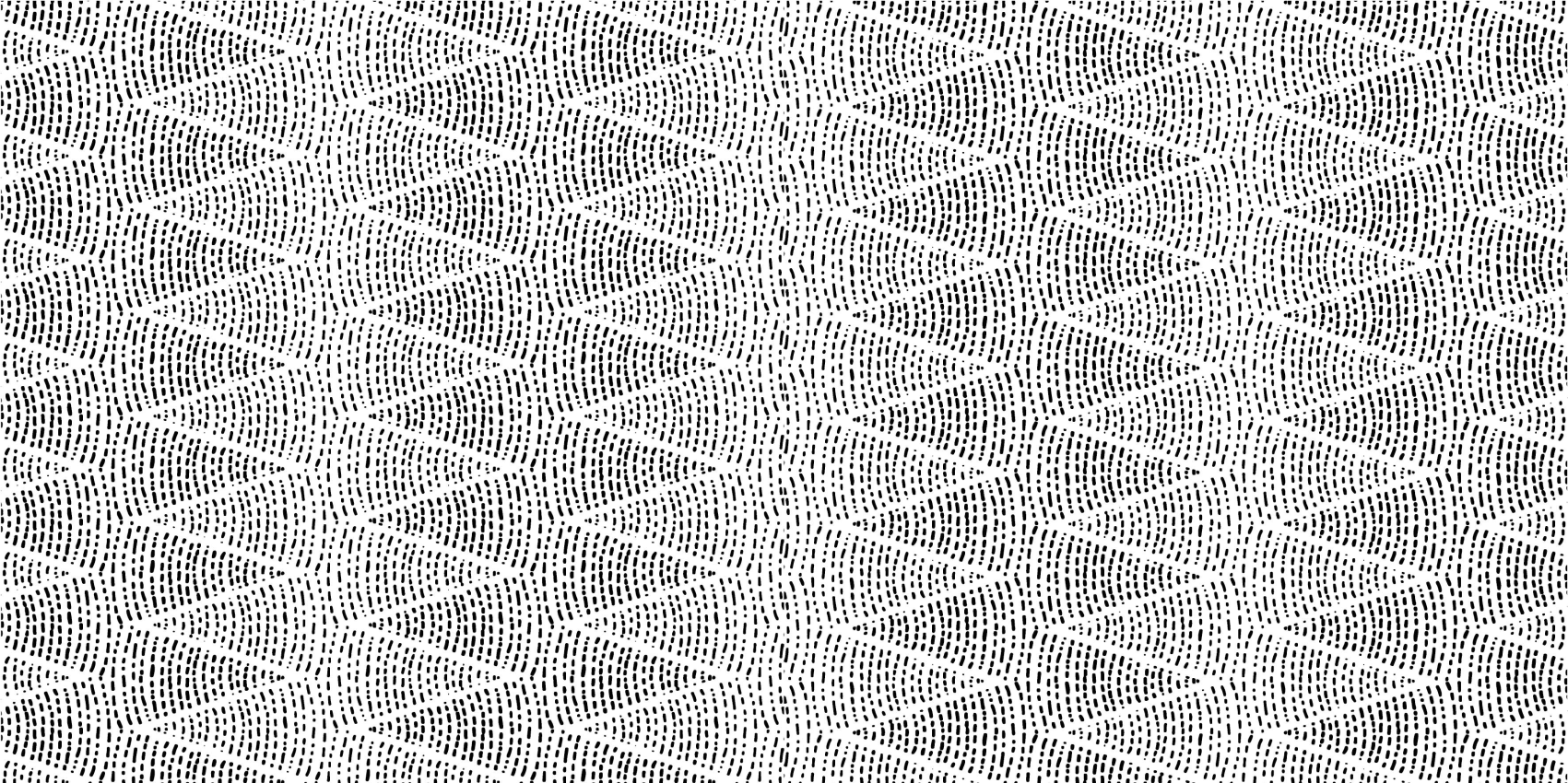 乙烯基地毯三角黑色波纹图案 - TenStickers