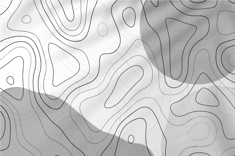 不同颜色的线条抽象客厅地毯 - TenStickers