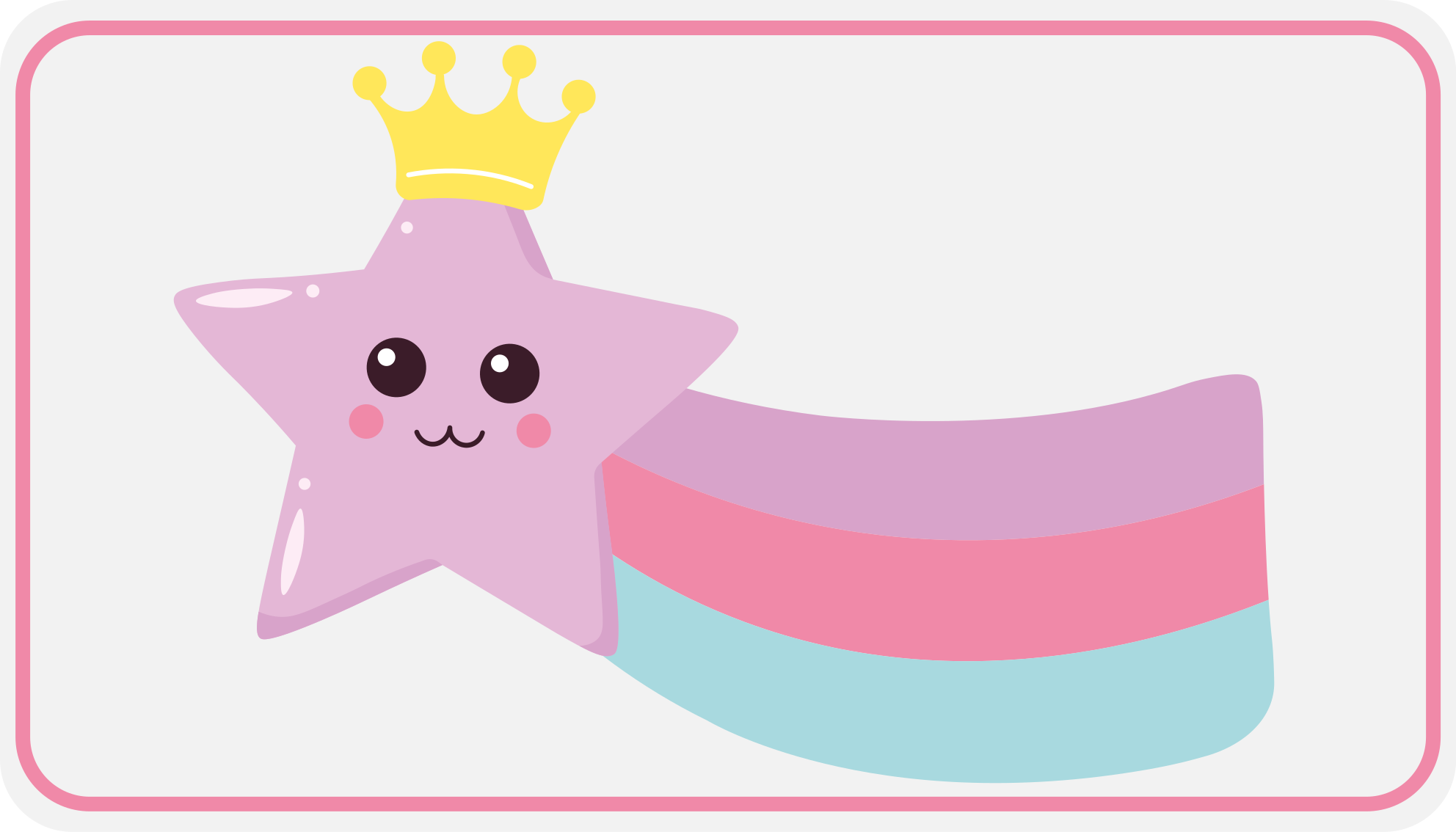 乙烯基地毯 儿童 星光皇冠魅力 - TenStickers