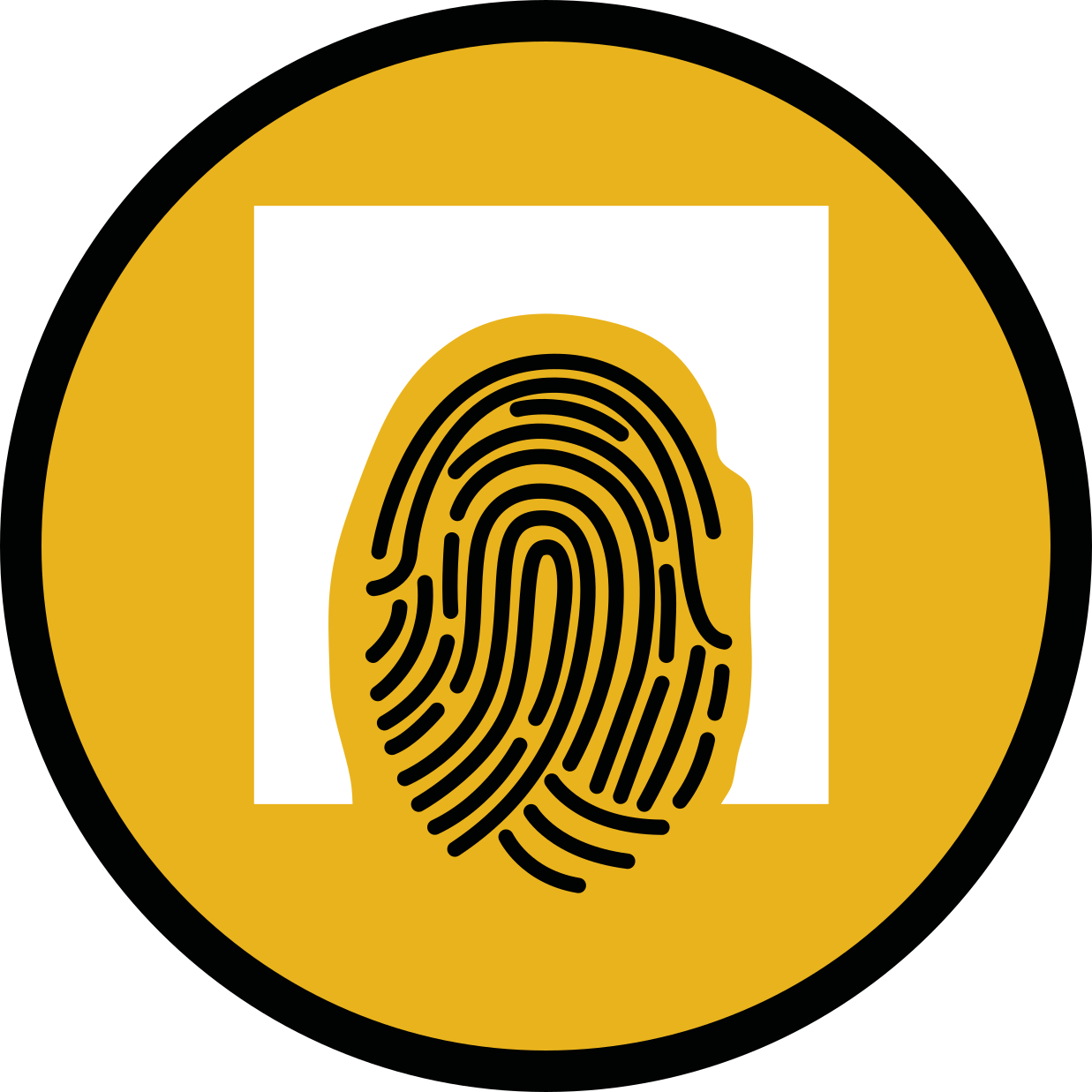 指纹抽象艺术几何地毯 - TenStickers