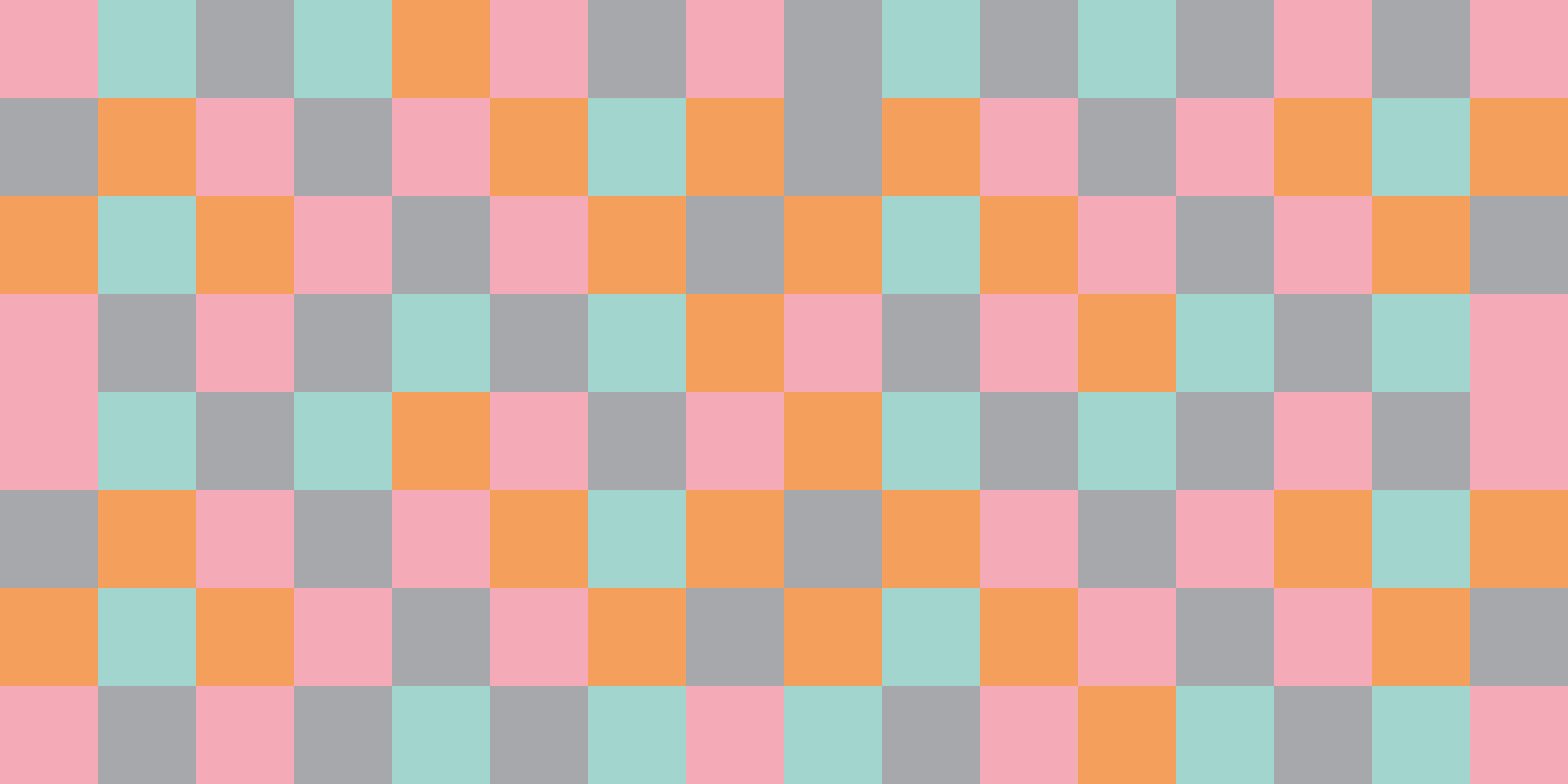 乙烯基地毯几何彩色棋盘格 - TenStickers