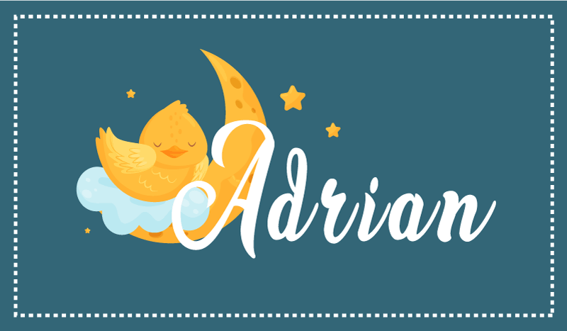 乙烯基地毯 睡觉的鸭子与名字 - TenStickers