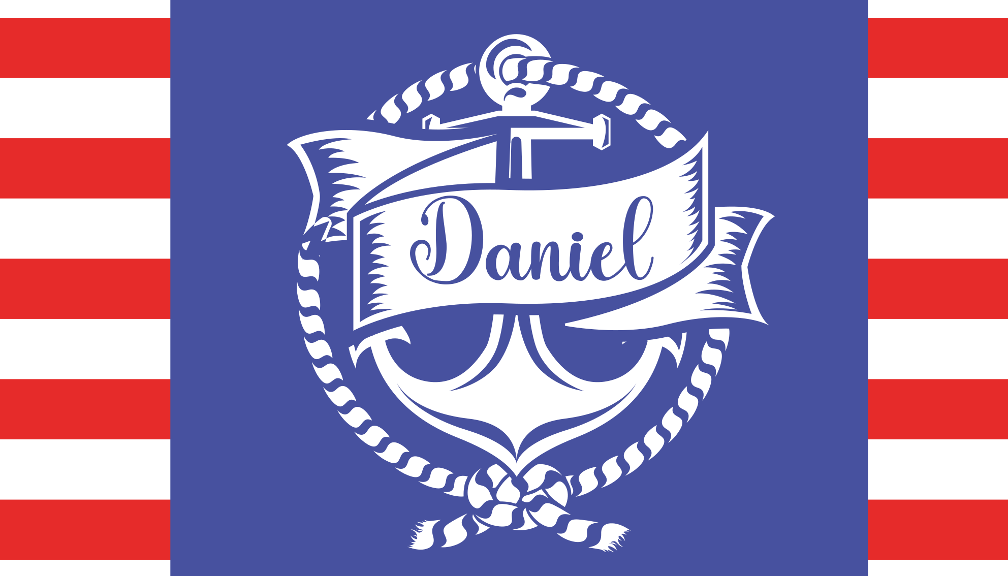 乙烯基地毯名称海洋锚设计 - TenStickers