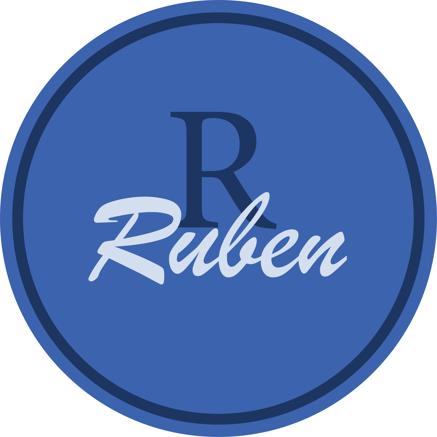 乙烯基地毯名称定制名字圆形 - TenStickers