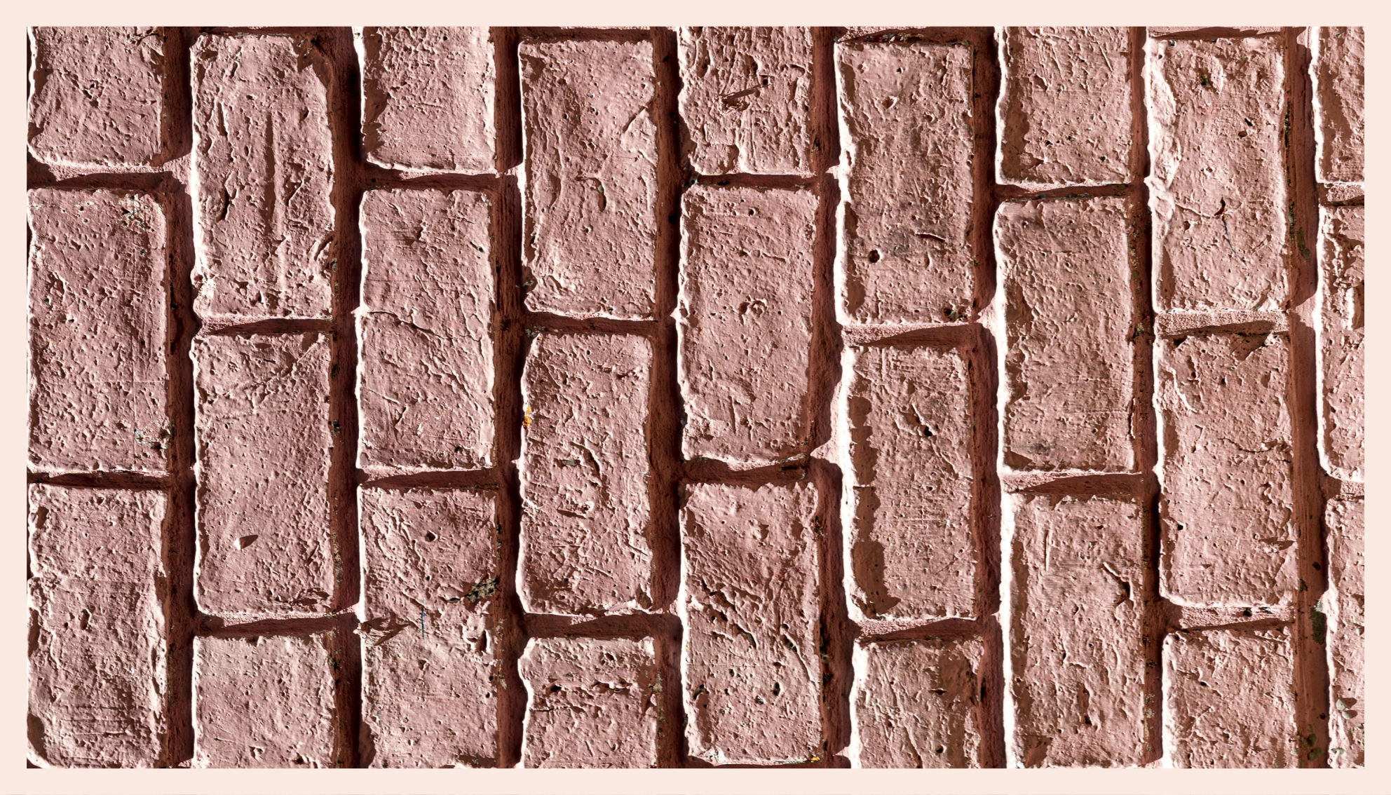 与纹理地砖的棕色土气石头 - TenStickers