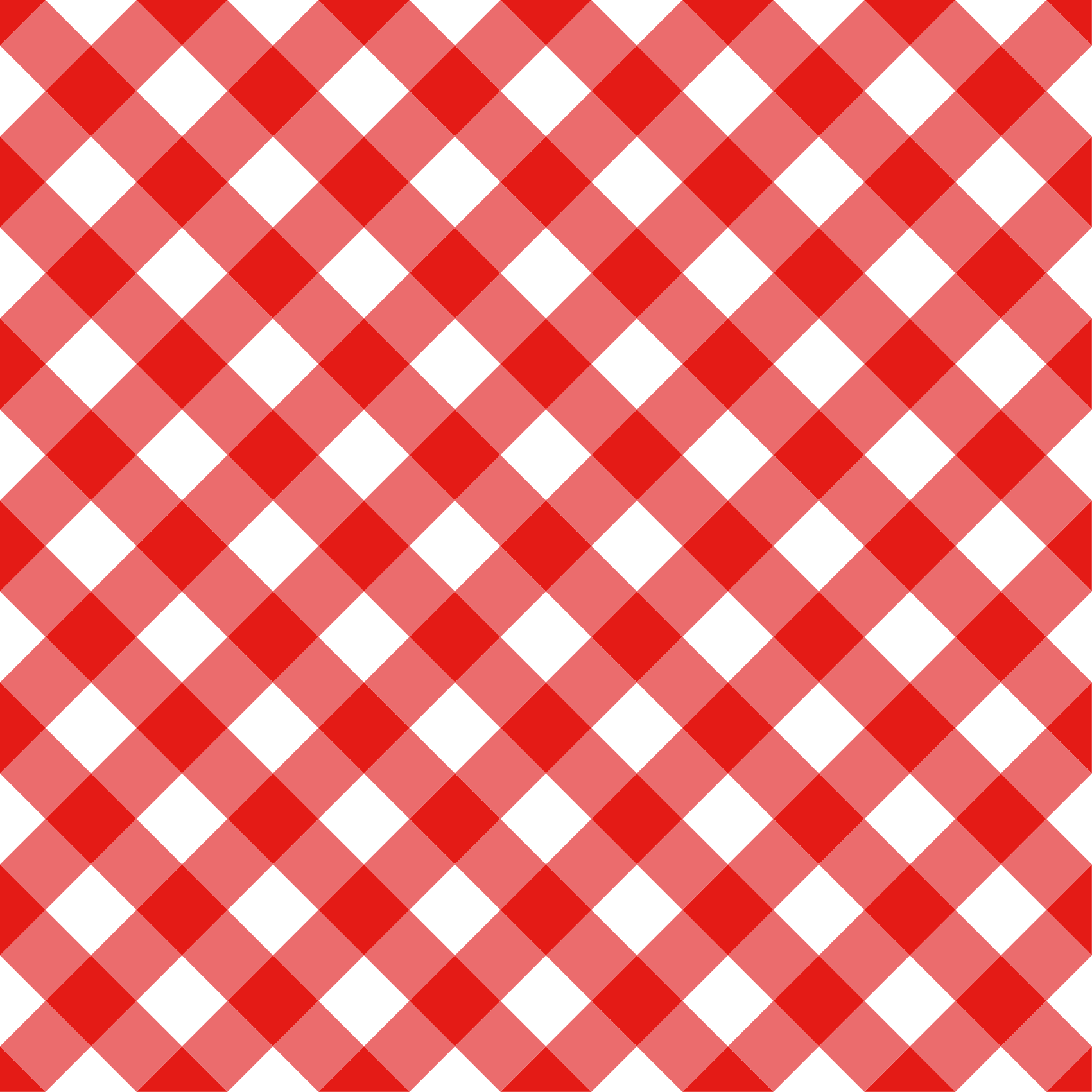 乙烯基地毯条纹 深红色格子图案 - TenStickers