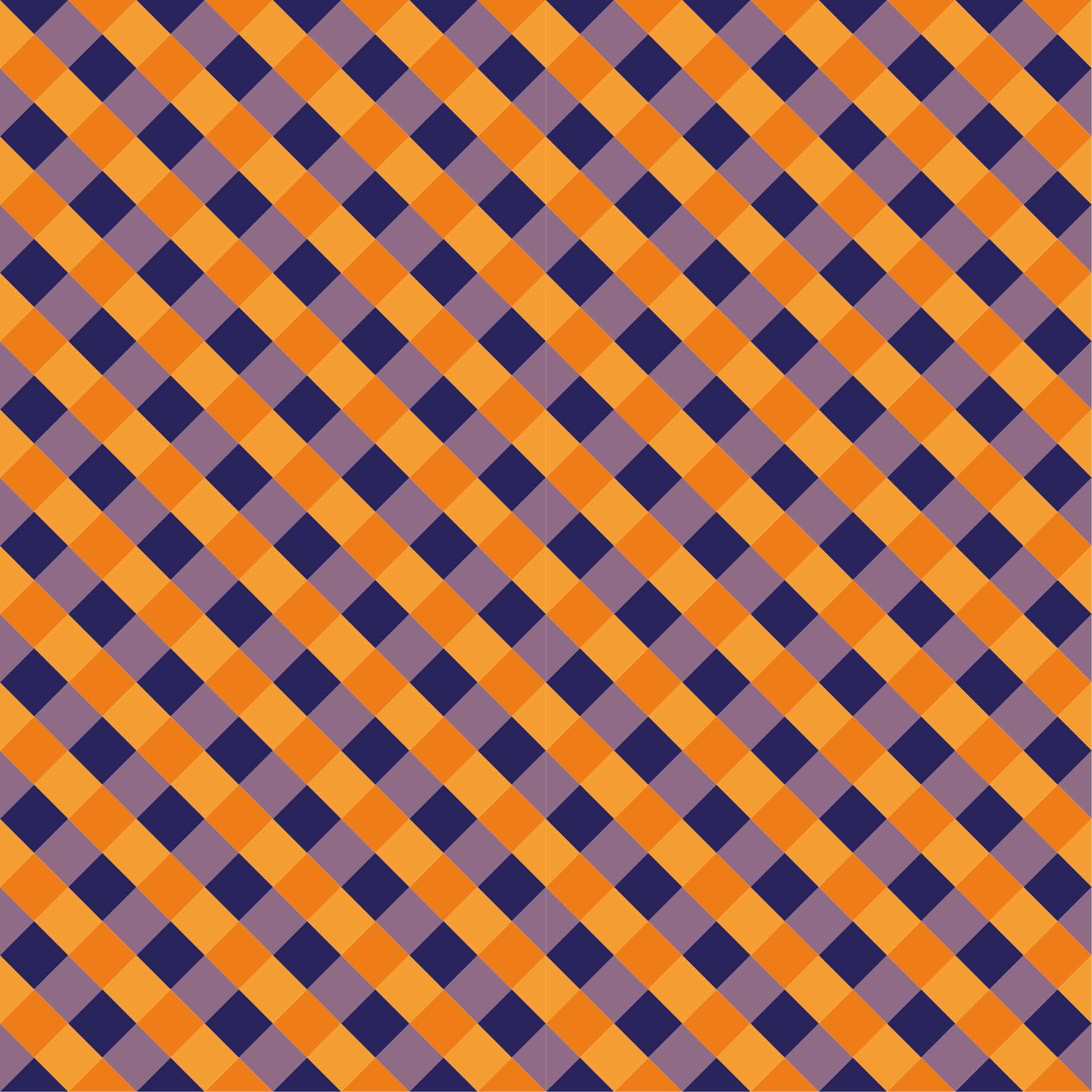 乙烯基地毯条纹 对角色块 - TenStickers