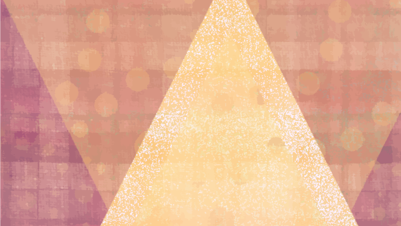 乙烯基地毯几何三角形色彩方案 - TenStickers