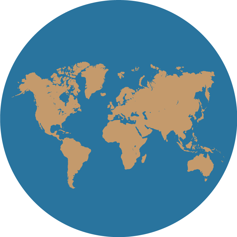 乙烯基地毯 地理发现 - TenStickers