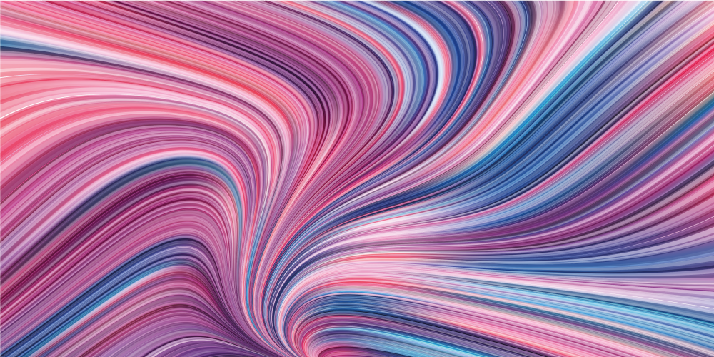 乙烯基地毯扭曲色调流动 - TenStickers