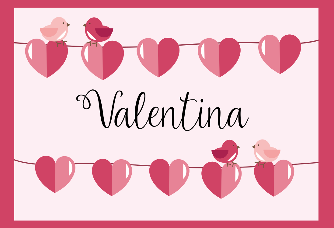 乙烯基地毯名称心形设计 - TenStickers