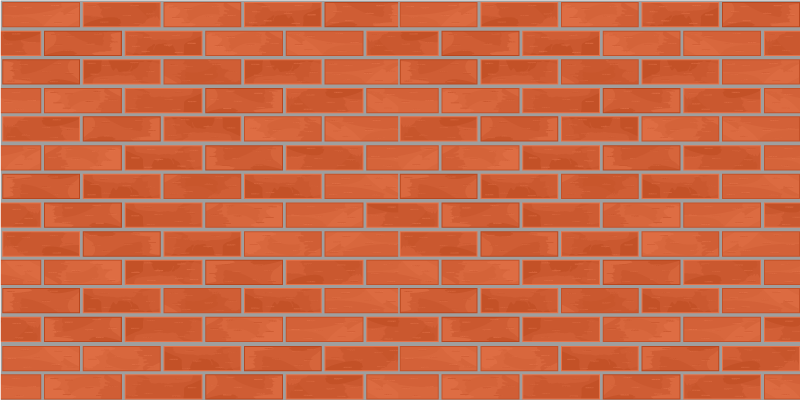 乙烯基地毯 石头效果 红砖图案 - TenStickers