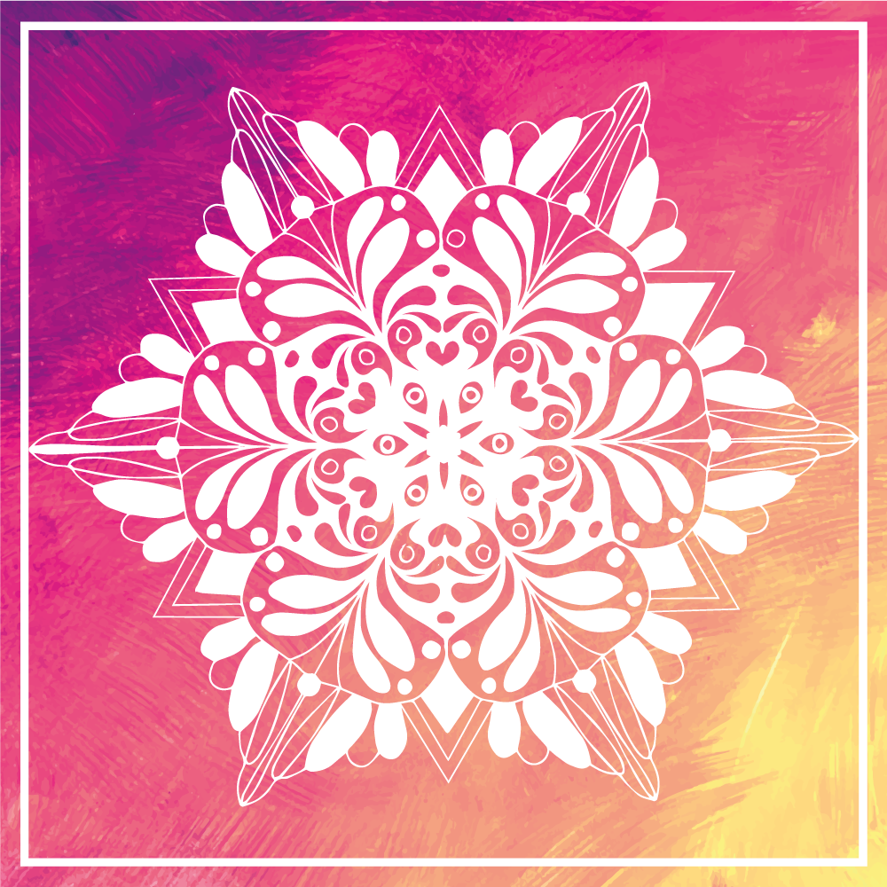 乙烯基地毯精致植物排列 - TenStickers