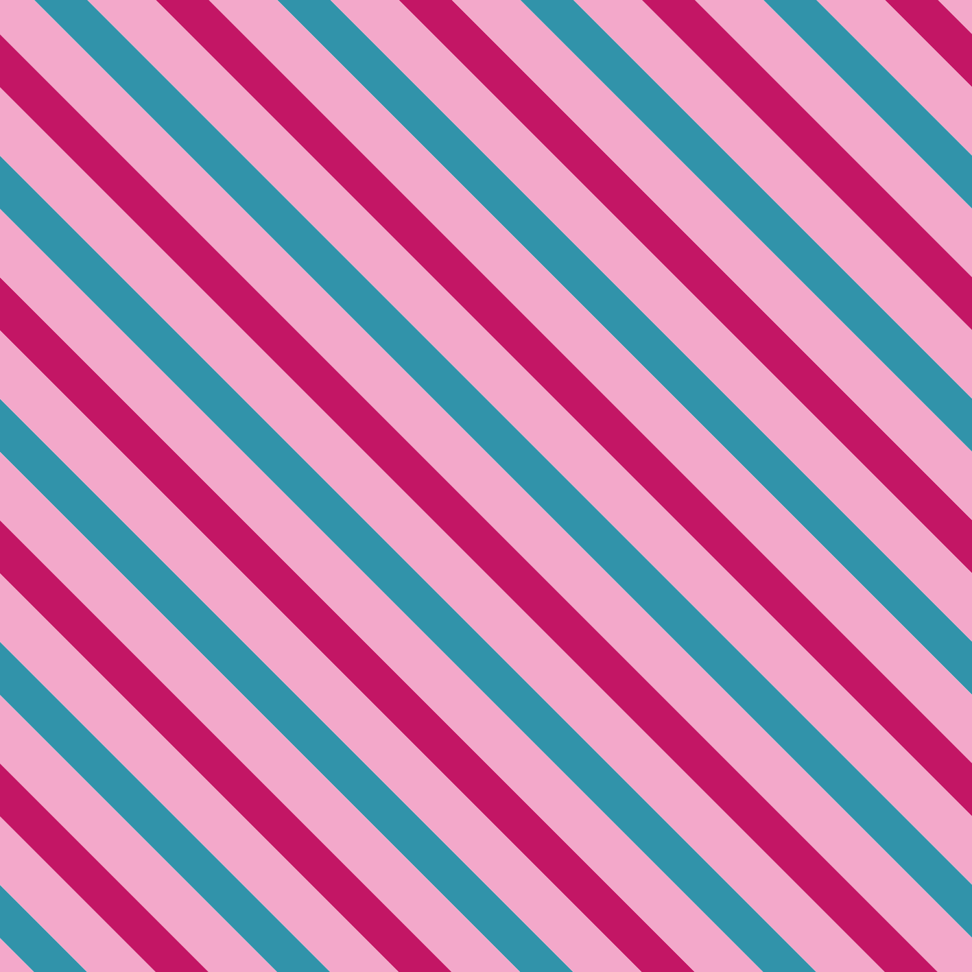 复古蓝色和粉红色图案方形乙烯基地毯 - TenStickers