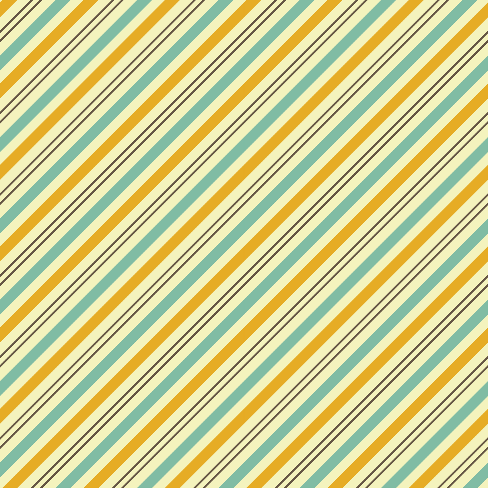 复古斜纹方形乙烯基地毯 - TenStickers