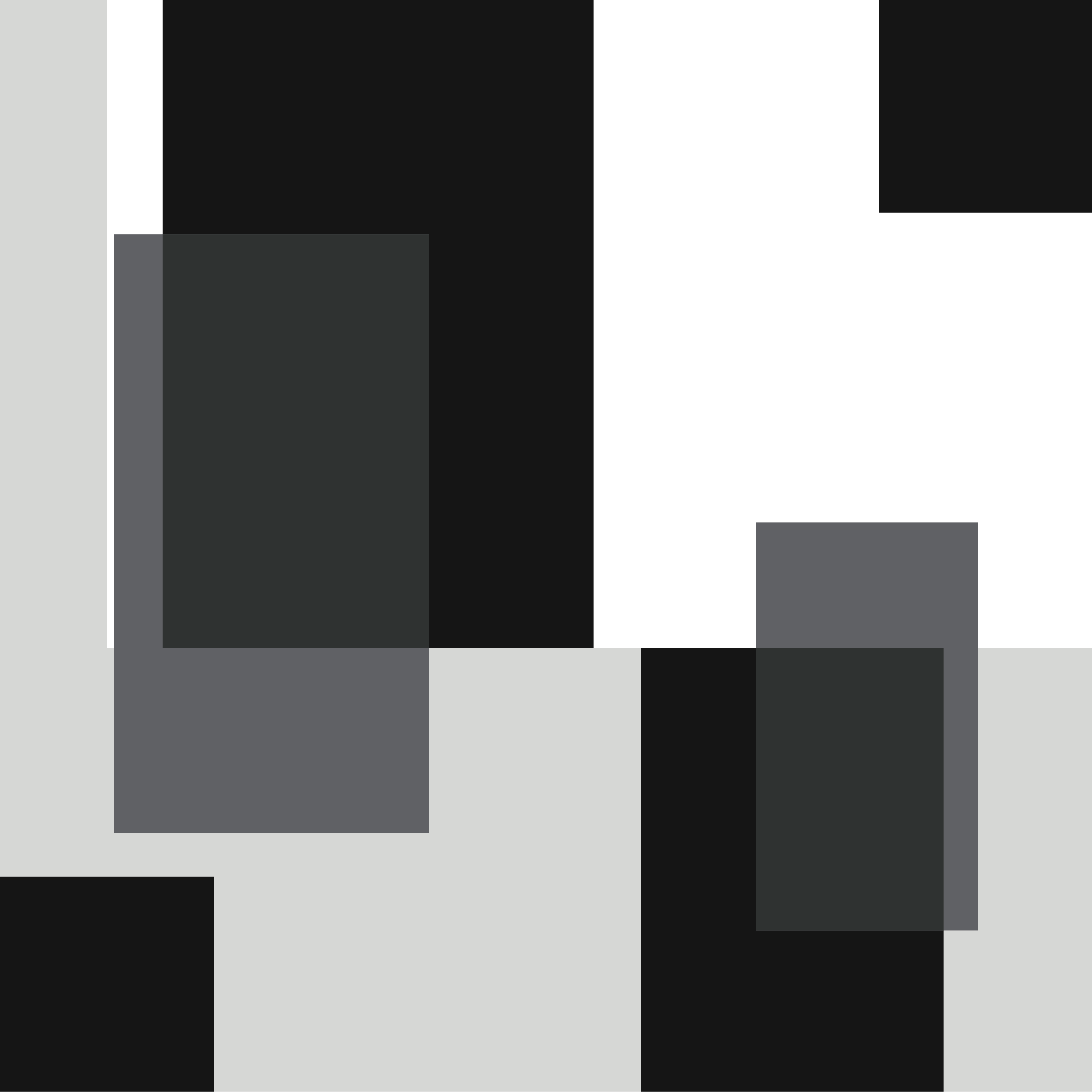 极简主义单色方形布局 - TenStickers