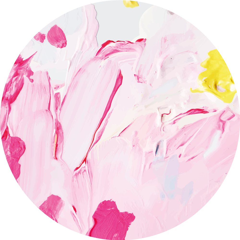 乙烯基地毯呈现抽象粉色漩涡 - TenStickers