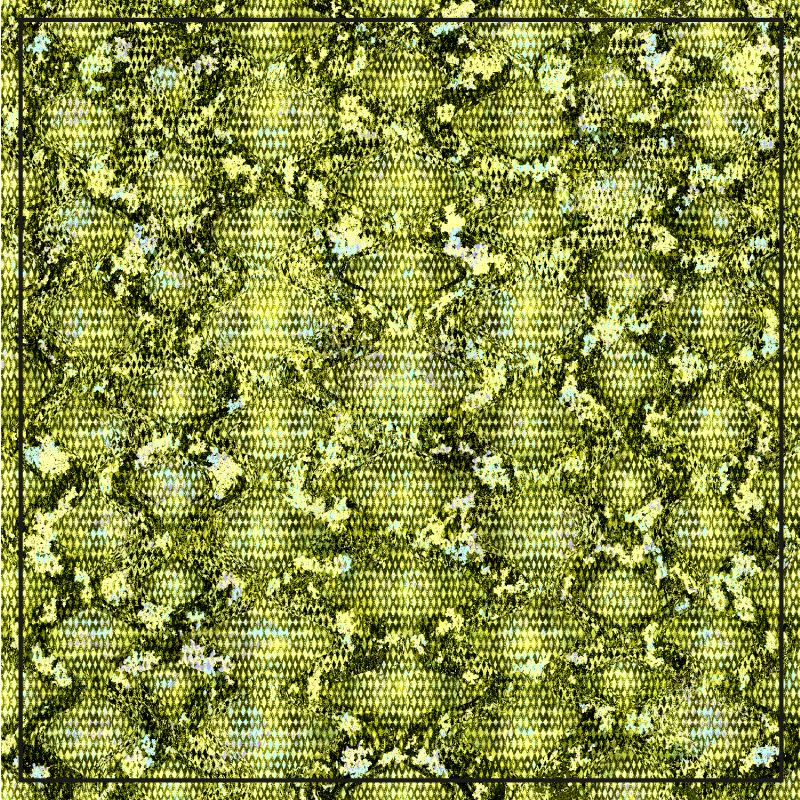 天然乙烯基地毯 质感丰富的绿色植物 - TenStickers