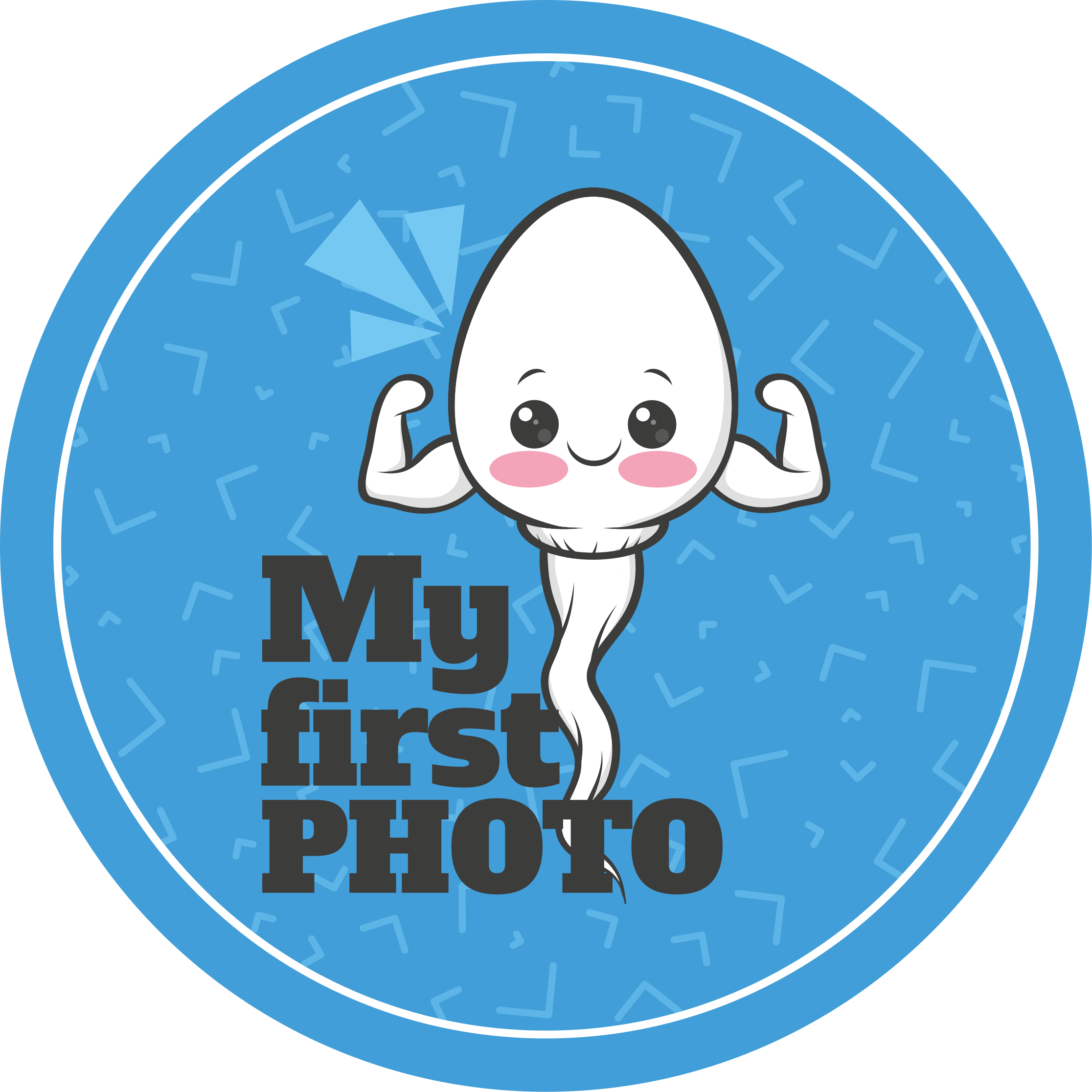 乙烯基地毯与我的第一张照片 - TenStickers