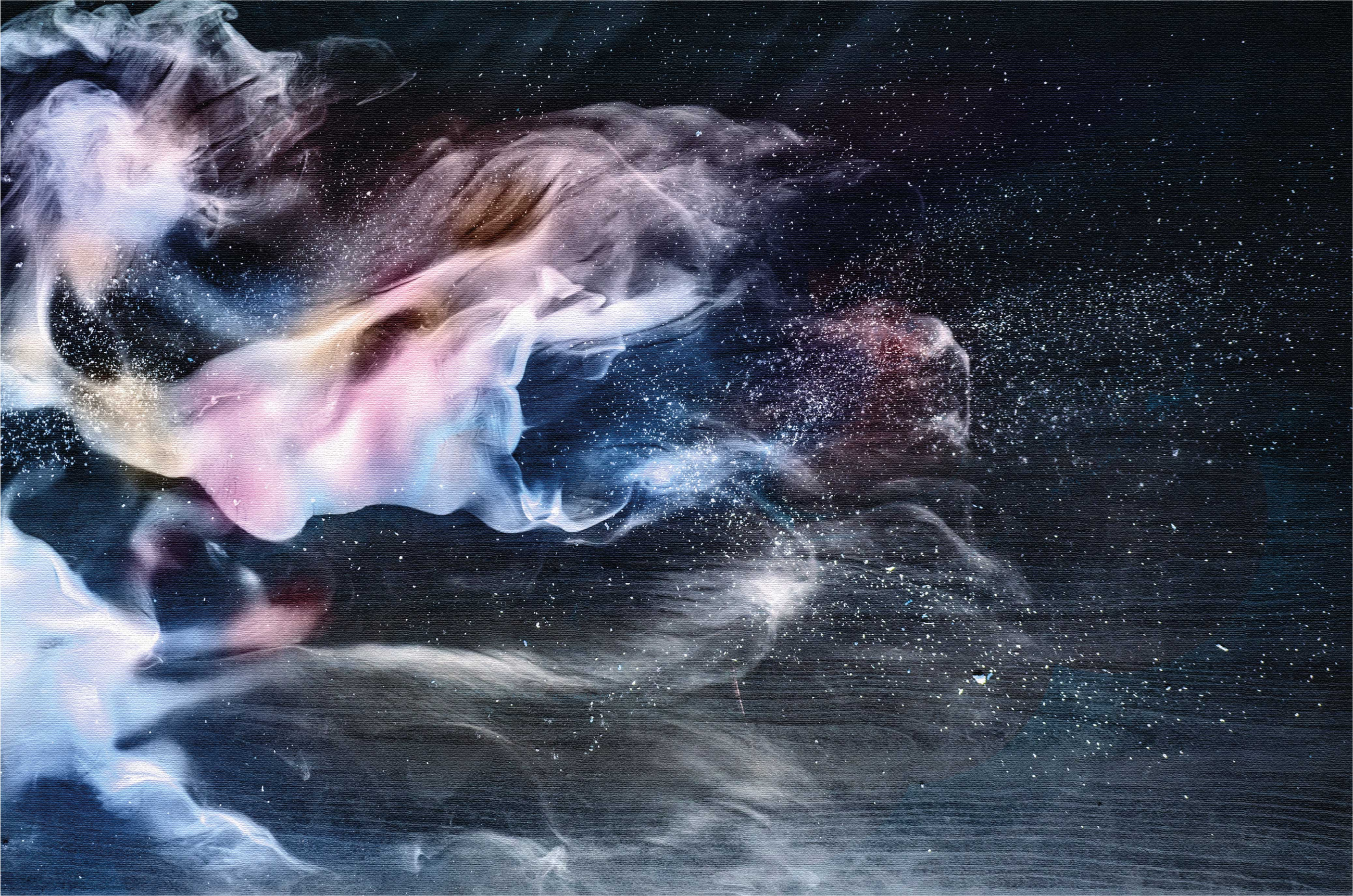 乙烯基地毯宇宙烟雾漩涡 - TenStickers