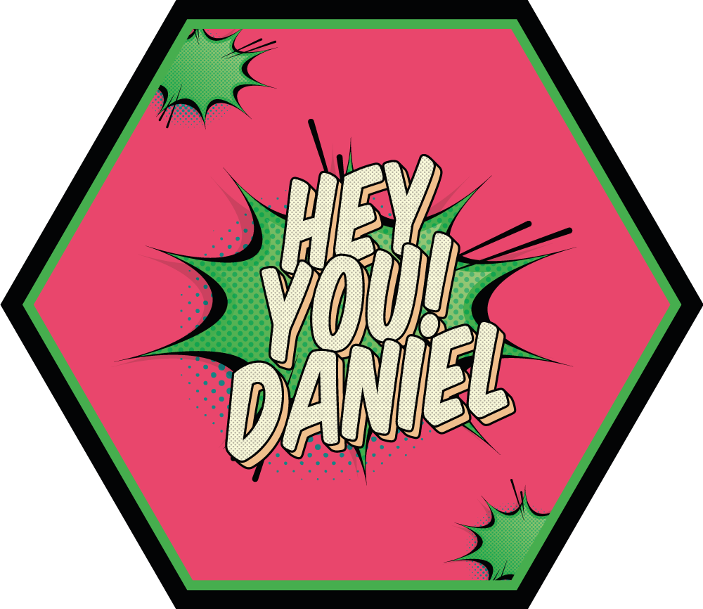 乙烯基地毯名称漫画风格问候 - TenStickers