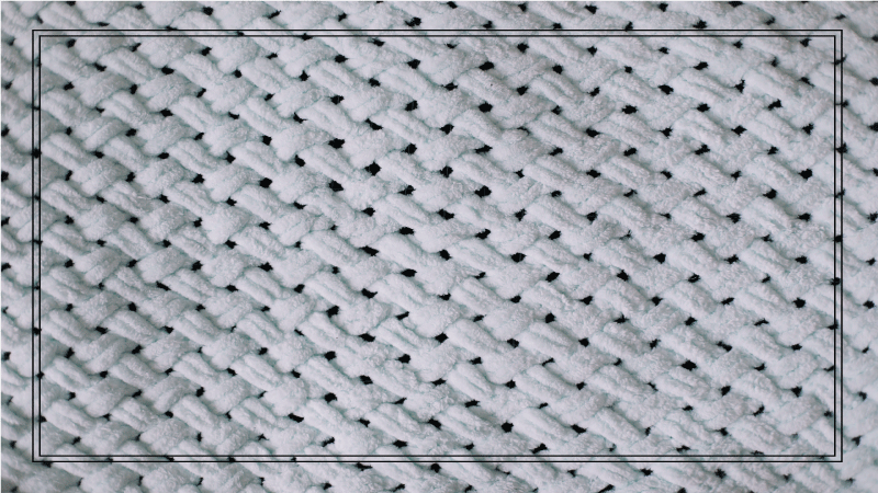 乙烯基地毯优雅针织图案 - TenStickers