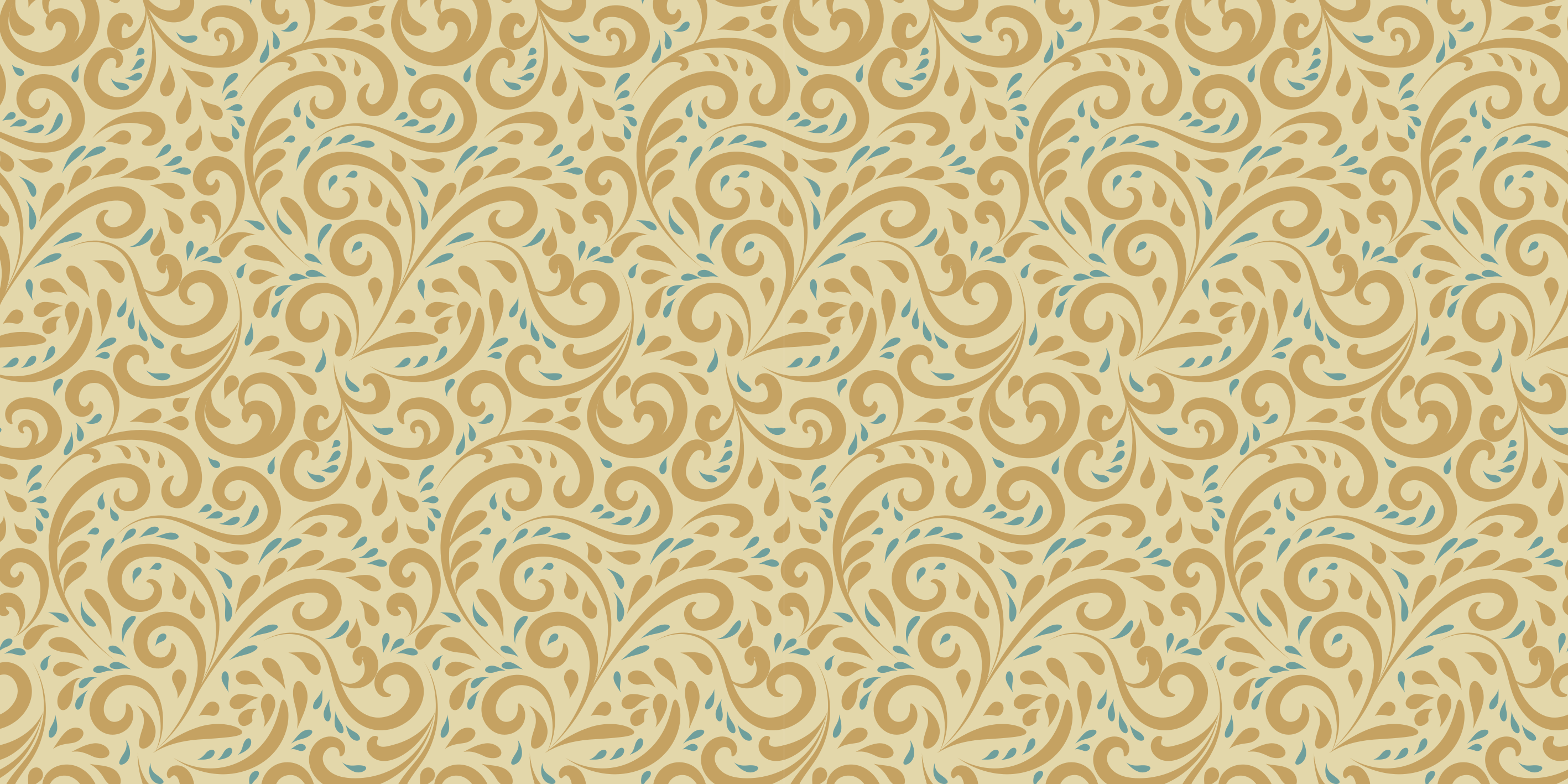 手绘复古花卉图案复古地毯 - TenStickers