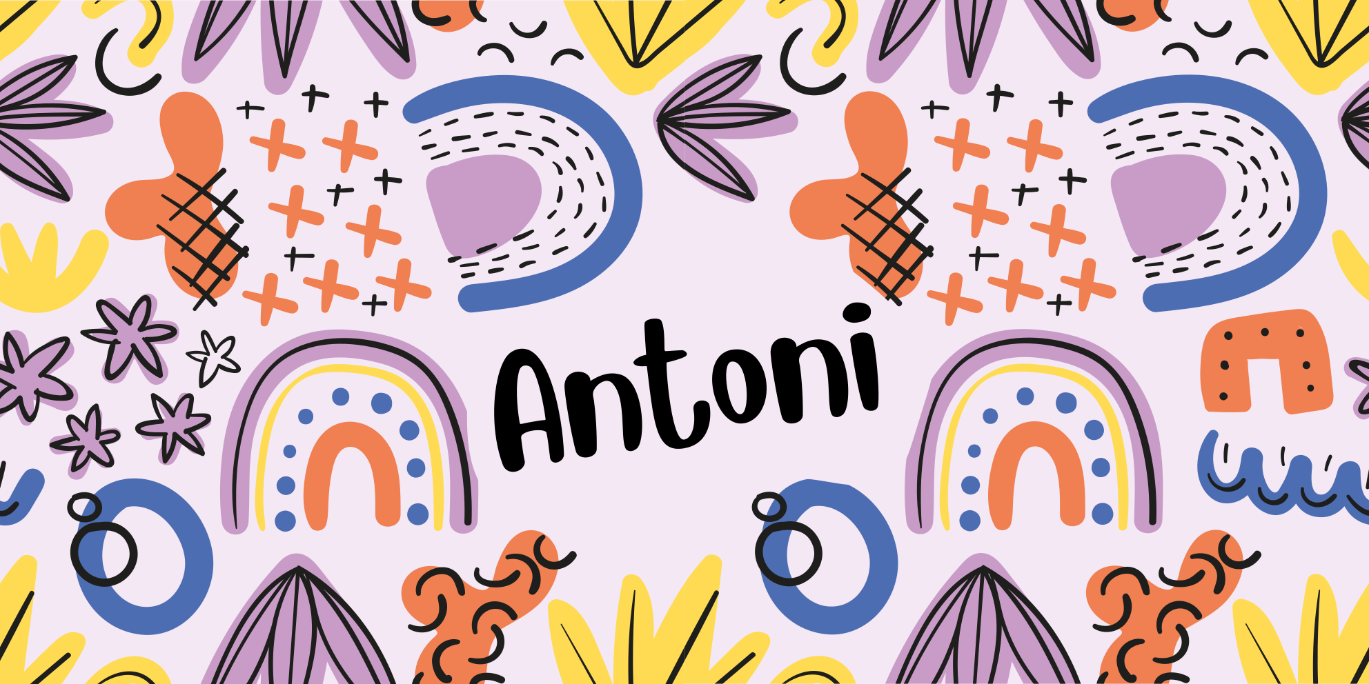 乙烯基地毯 北欧几何风格定制款 - TenStickers