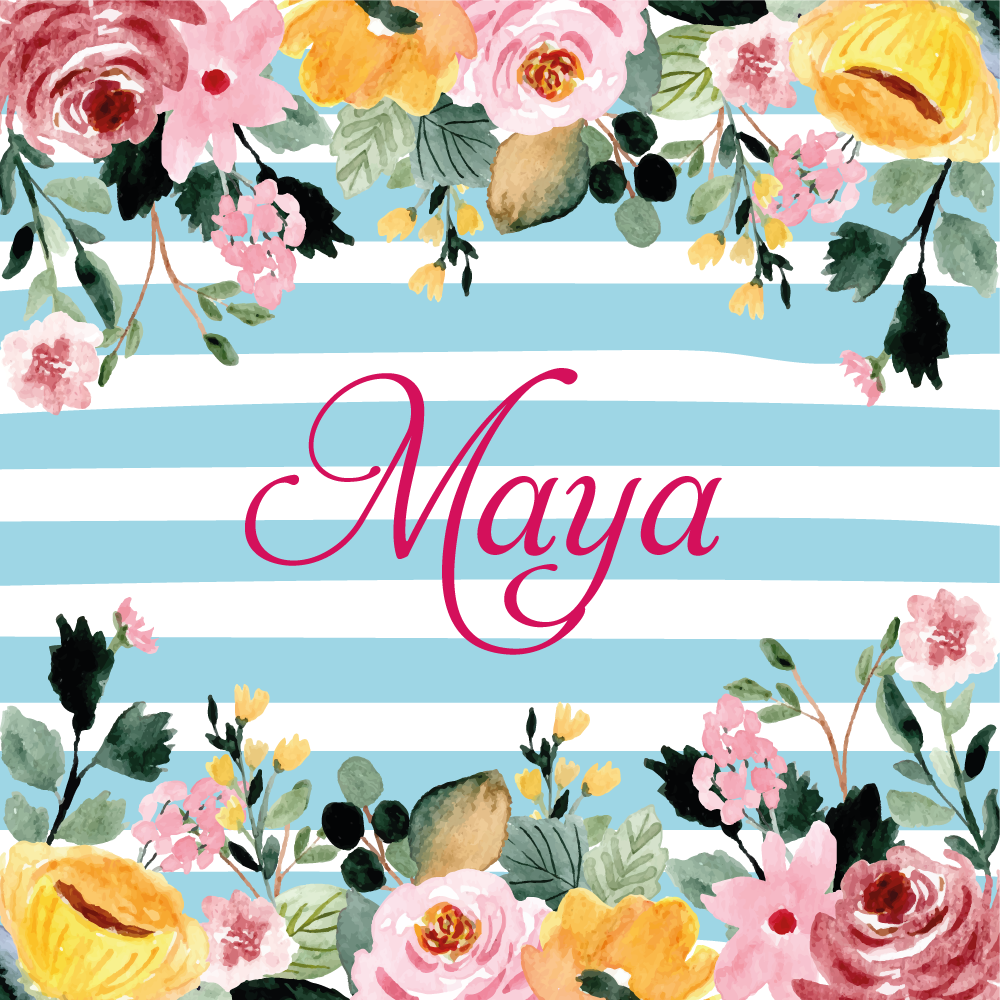 卧室乙烯基地毯定制植物图案设计 - TenStickers