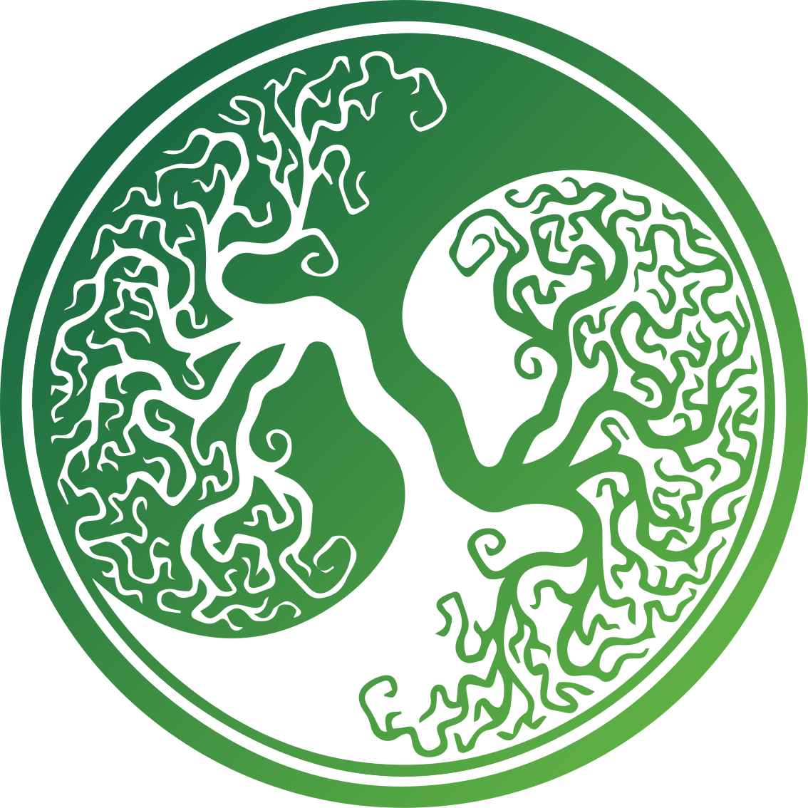 天然乙烯基地毯 复杂的树木设计 - TenStickers