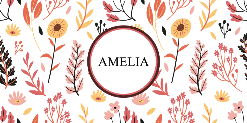 乙烯基地毯名称自然风格名称 - TenStickers