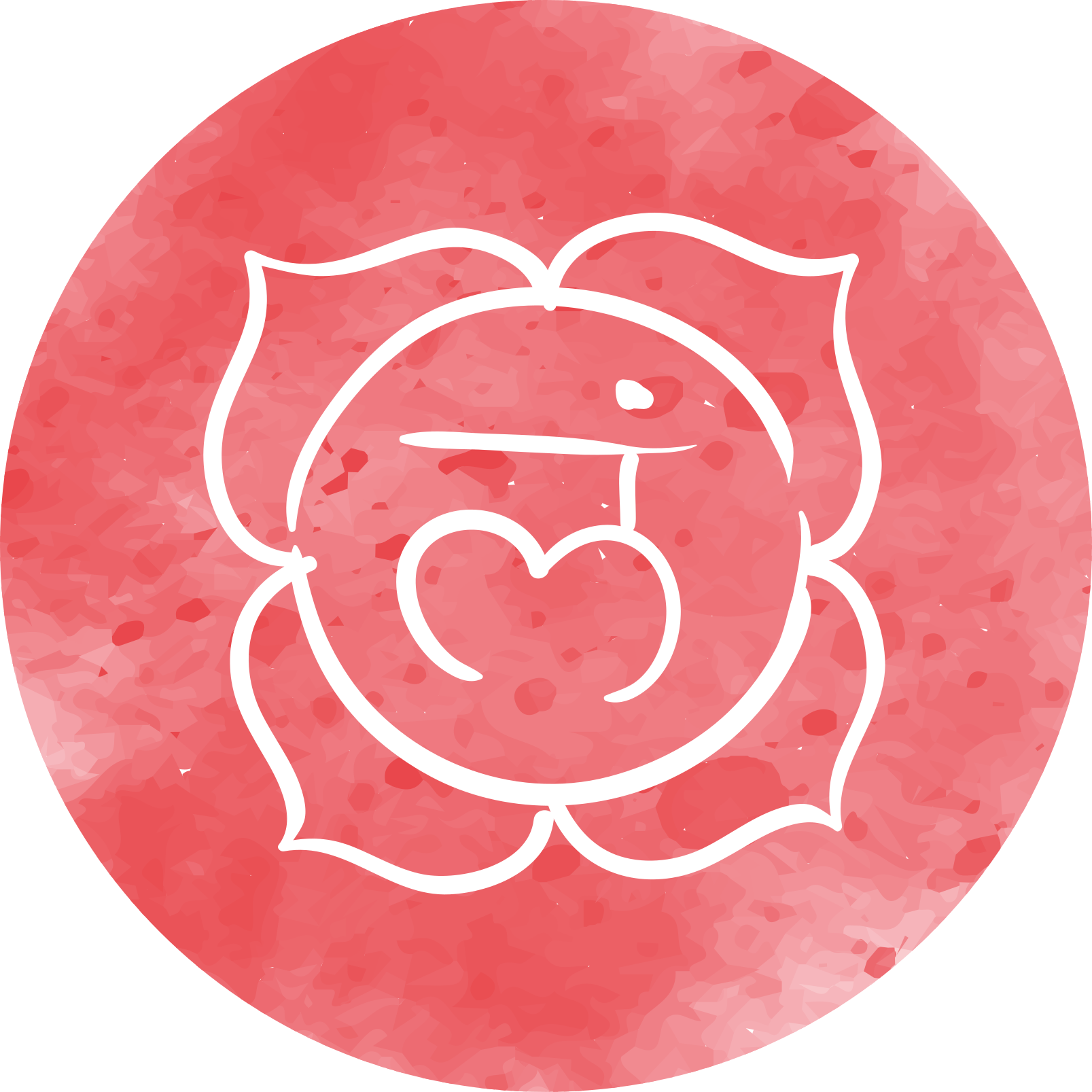 乙烯基地毯圆形玫瑰设计 - TenStickers